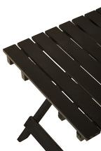 Bellamy Black Wood Folding Table