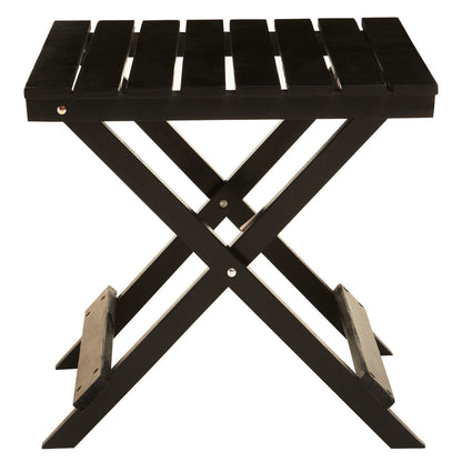 Bellamy Black Wood Folding Table