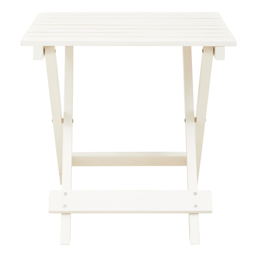 Bellamy White Folding Table