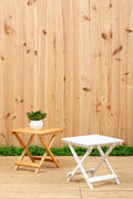 Bellamy White Folding Table