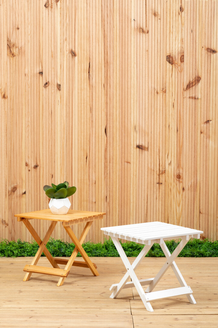 Bellamy White Folding Table
