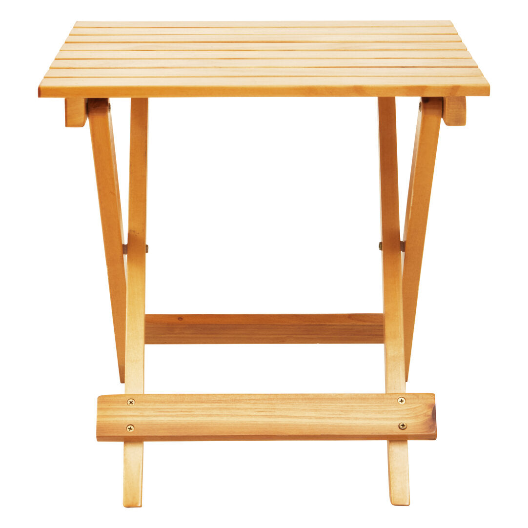 Bellamy Natural Finish Folding Table