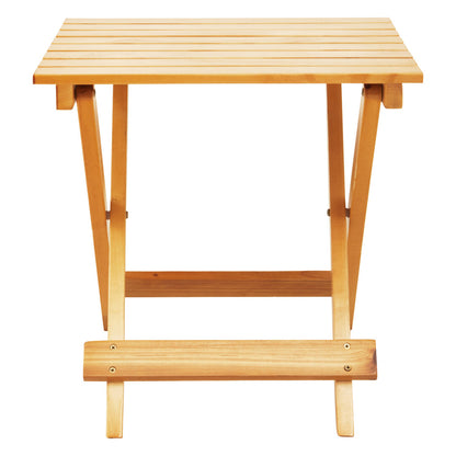 Bellamy Natural Finish Folding Table