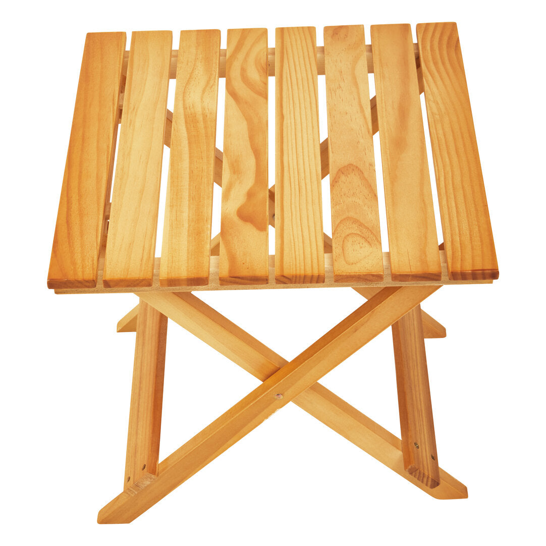 Bellamy Natural Finish Folding Table