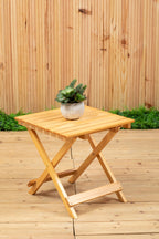 Bellamy Natural Finish Folding Table