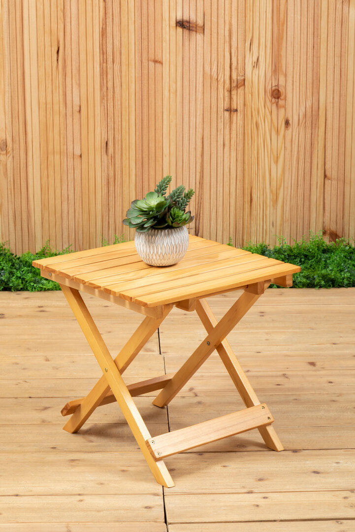 Bellamy Natural Finish Folding Table