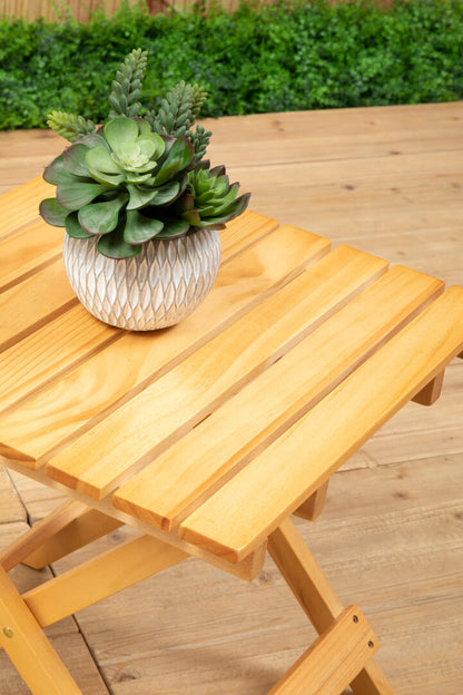 Bellamy Natural Finish Folding Table