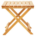 Bellamy Natural Finish Folding Table
