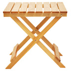 Bellamy Natural Finish Folding Table