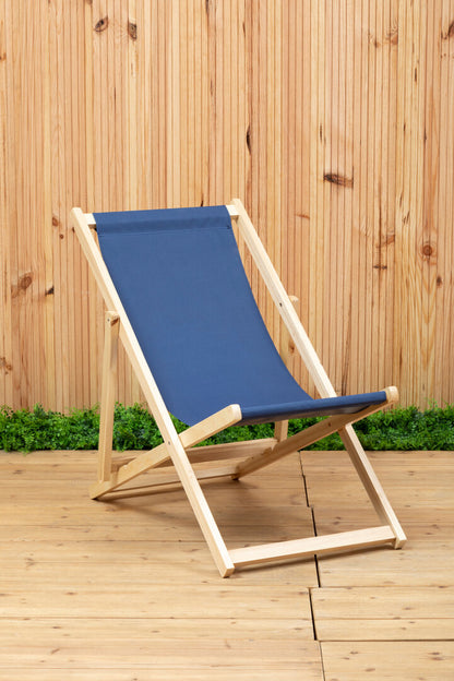 Bellamy Blue Deck Chair
