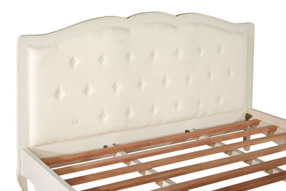 Larissa White Super Kingsize Bed