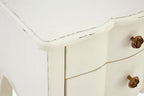 Larissa 2 Drawer White Bedside Table
