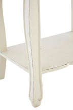 Larissa 2 Drawer White Bedside Table