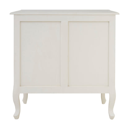 Larissa 3 Drawer White Chest