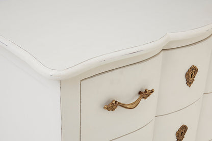 Larissa 3 Drawer White Chest