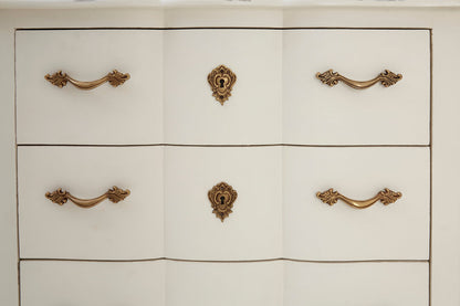 Larissa 3 Drawer White Chest