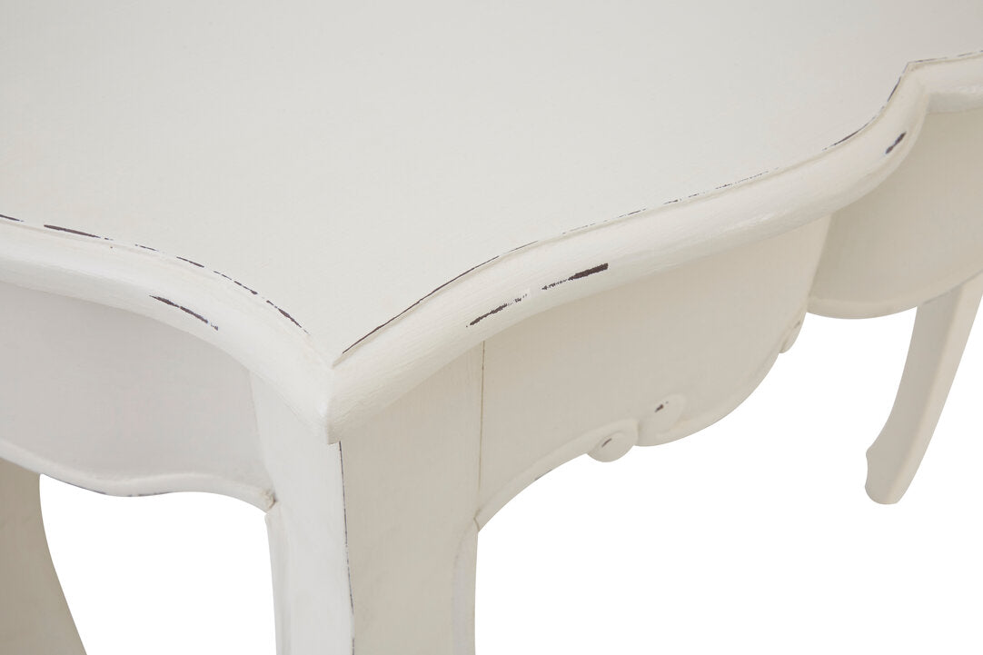 Larissa White Console Table