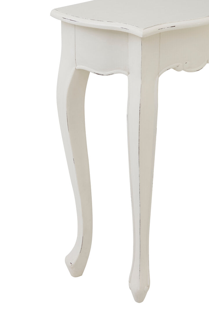 Larissa White Console Table