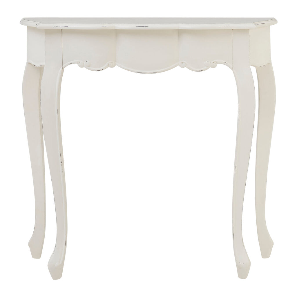Larissa White Console Table