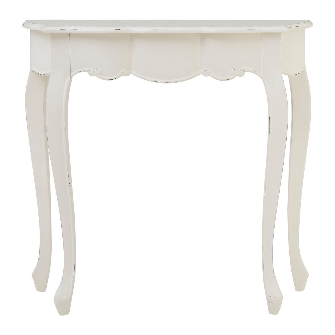Larissa White Console Table