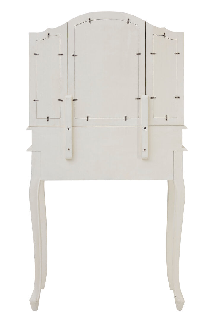 Larissa Dressing Table With Mirror White
