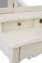 Larissa Dressing Table With Mirror White