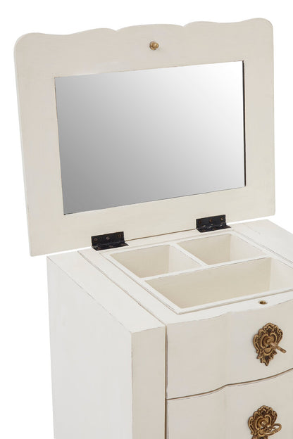 Larissa 5 Drawer Small Chest White