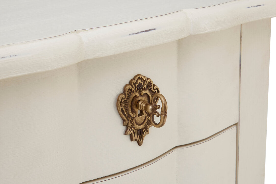 Larissa 5 Drawer Small Chest White