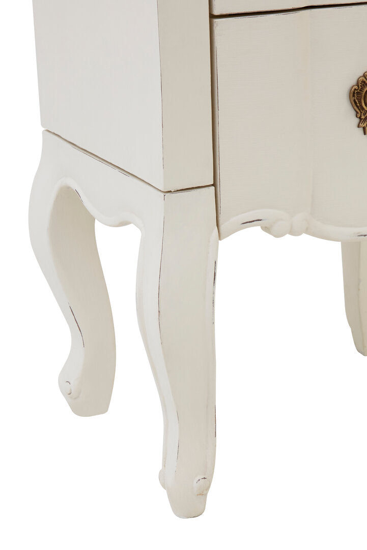 Larissa 5 Drawer Small Chest White