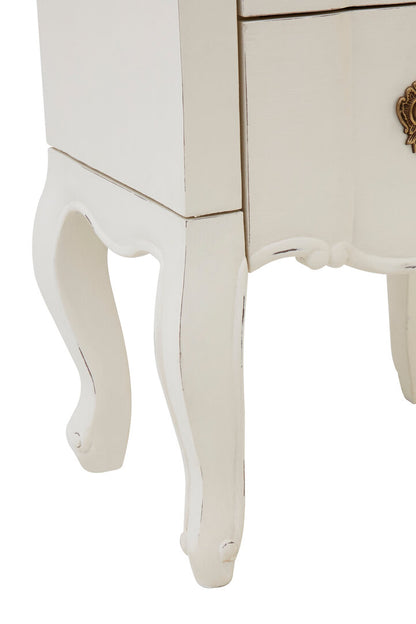 Larissa 5 Drawer Small Chest White