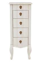 Larissa 5 Drawer Small Chest White