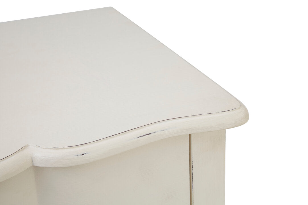 Larissa 5 Drawer White Chest