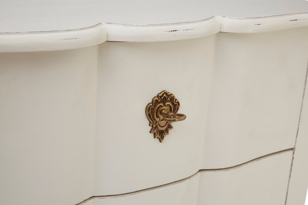 Larissa 5 Drawer White Chest