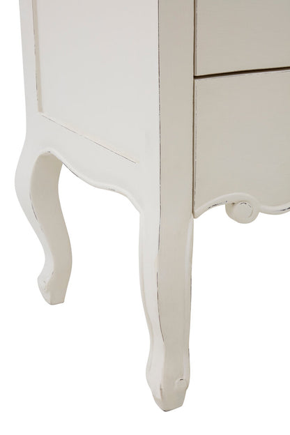 Larissa 5 Drawer White Chest