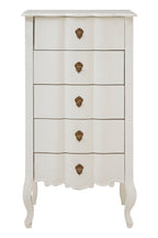 Larissa 5 Drawer White Chest