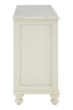 Larissa 6 Drawer White Sideboard