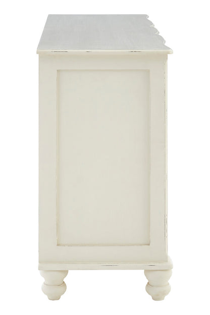 Larissa 6 Drawer White Sideboard
