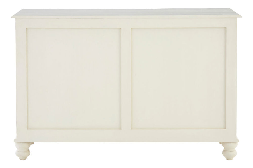 Larissa 6 Drawer White Sideboard