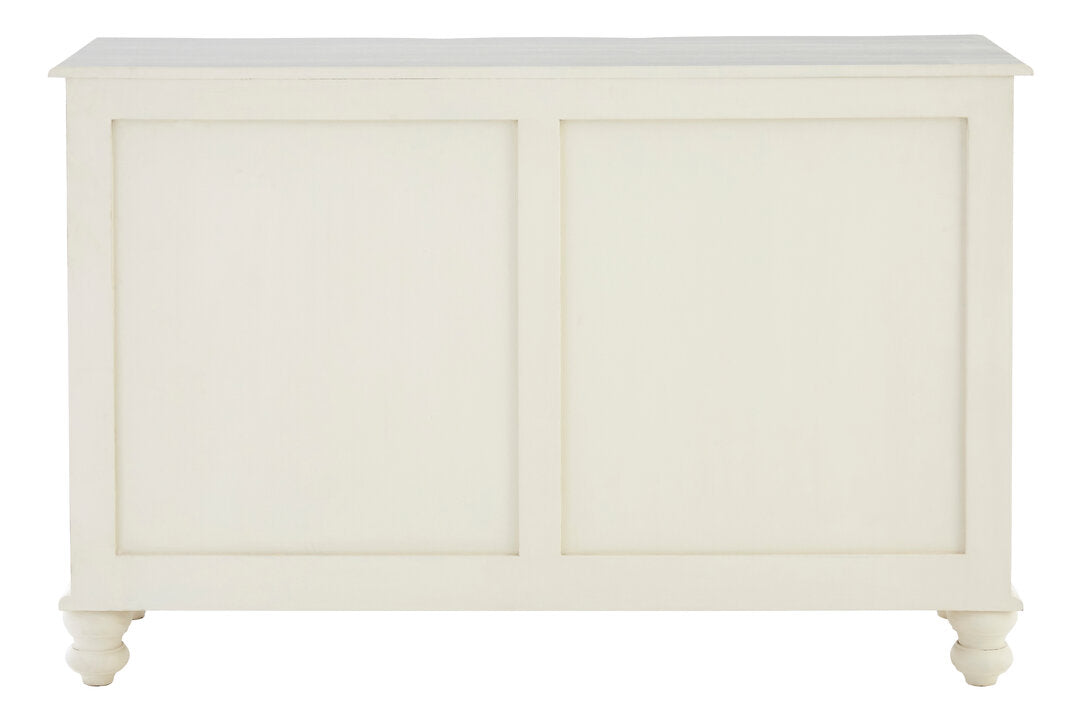 Larissa 6 Drawer White Sideboard
