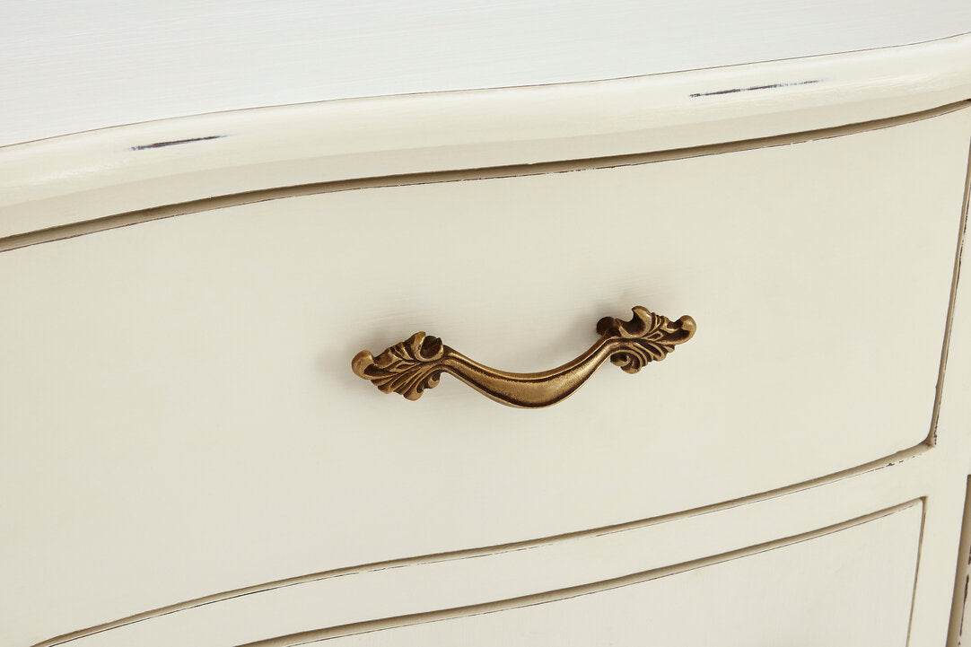 Larissa 6 Drawer White Sideboard