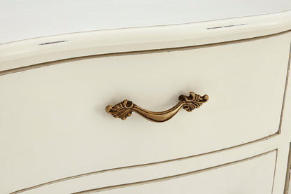 Larissa 6 Drawer White Sideboard