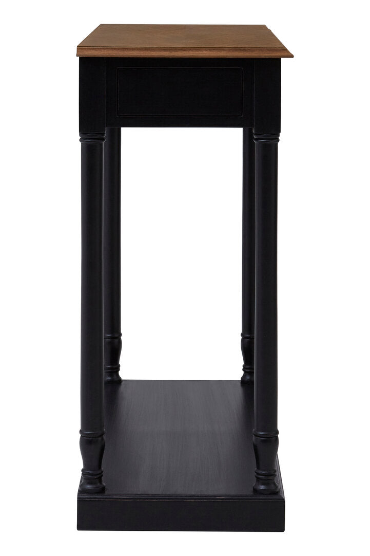 Larissa 1 Drawer Black Console Table