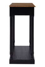 Larissa 1 Drawer Black Console Table