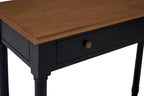 Larissa 1 Drawer Black Console Table