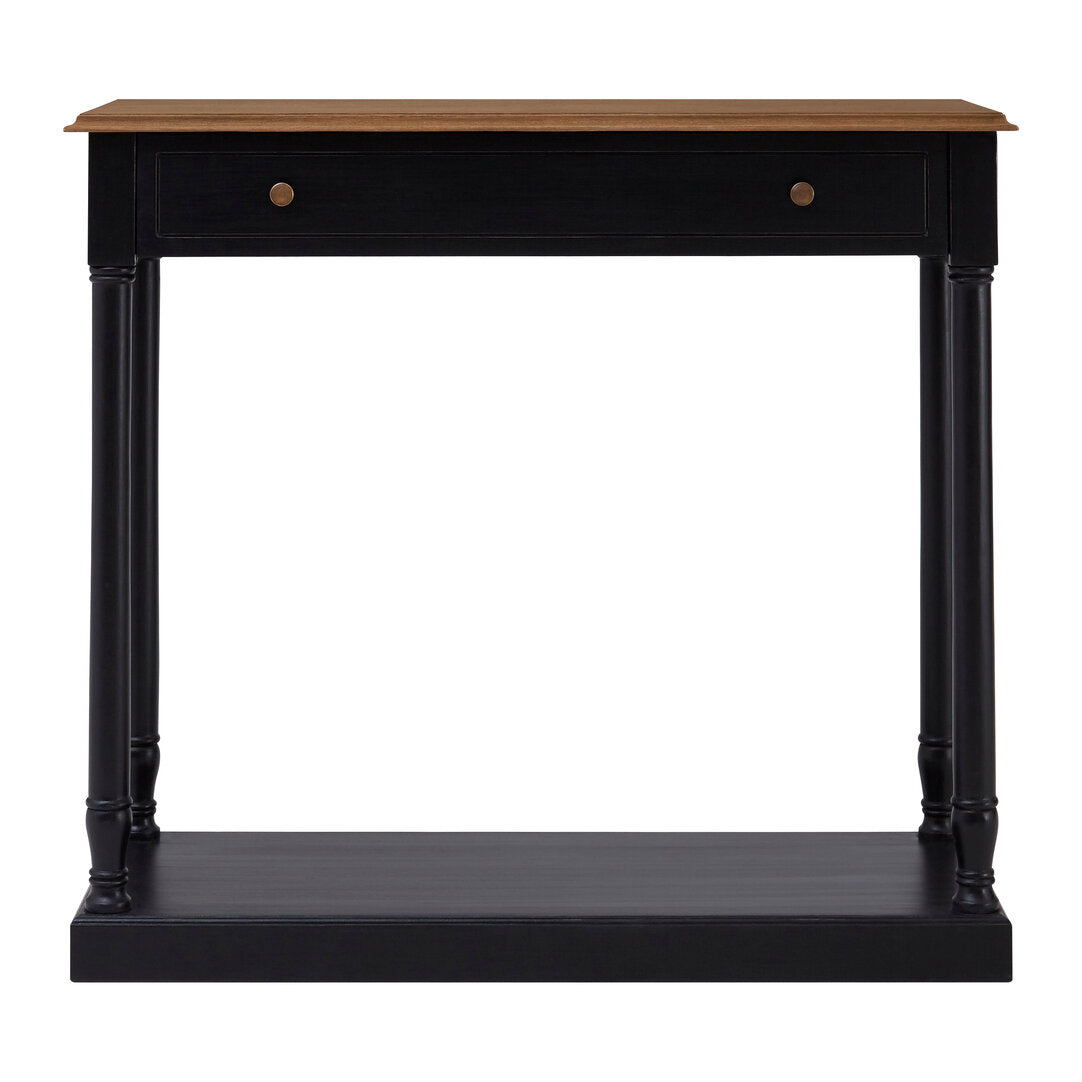 Larissa 1 Drawer Black Console Table