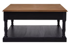 Larissa 1 Drawer Black Coffee Table