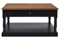 Larissa 1 Drawer Black Coffee Table