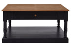 Larissa 1 Drawer Black Coffee Table