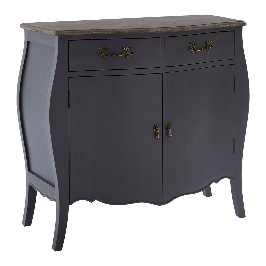 Larissa Two Door Dark Grey Sideboard