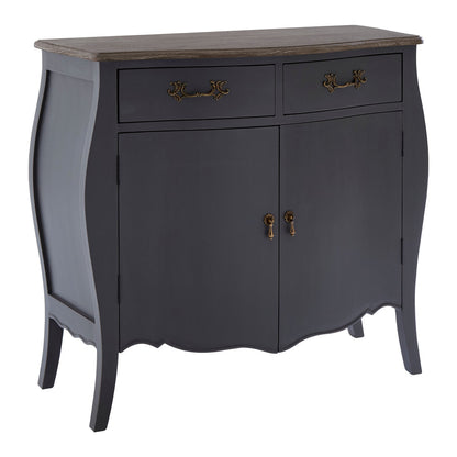 Larissa Two Door Dark Grey Sideboard